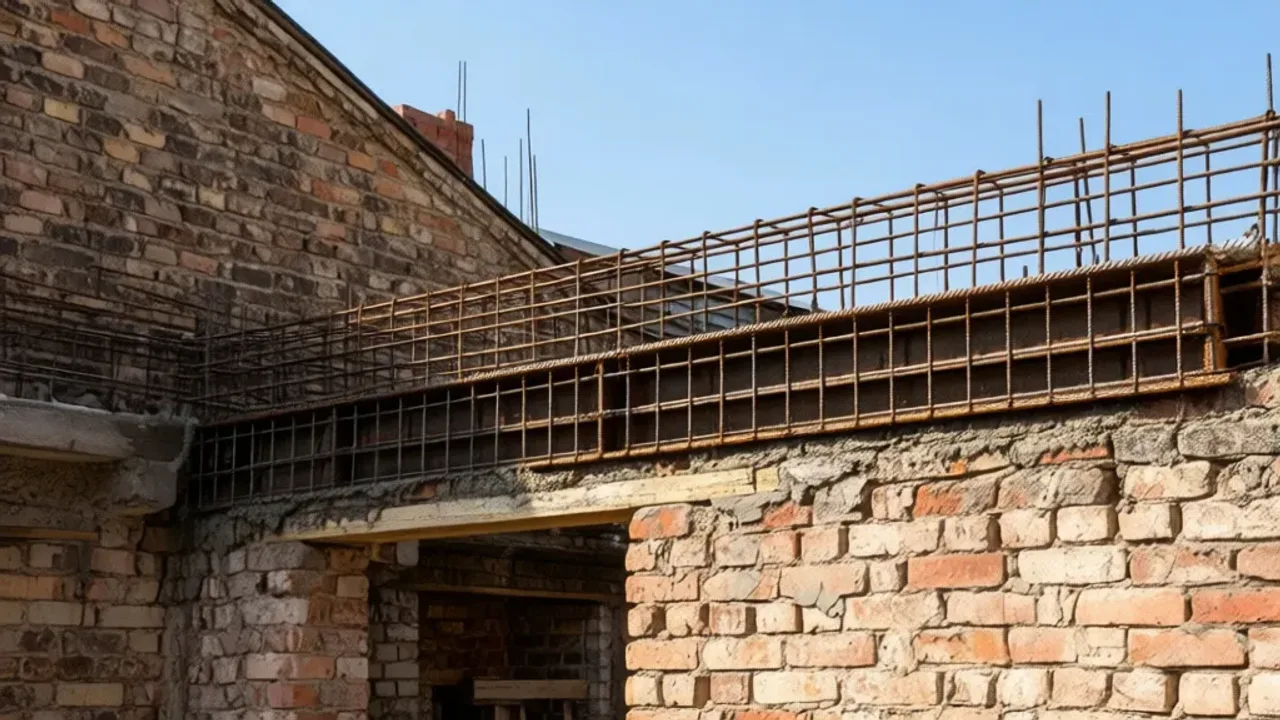 Wieniec dachowy na starym domu – praktyczny poradnik wzmocnienia murów